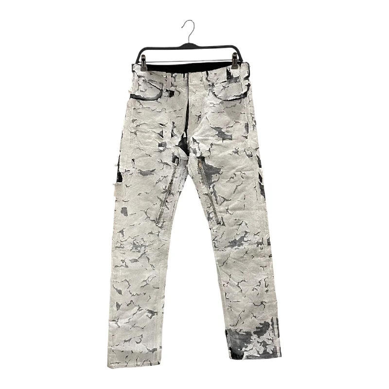 GIVENCHY/Pants/30/WHT/PAINTD ON PEELING JEANS