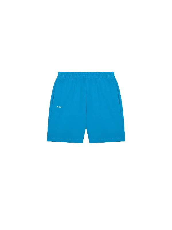 Womens 365 Midweight Mid Length shorts—geyser-blue