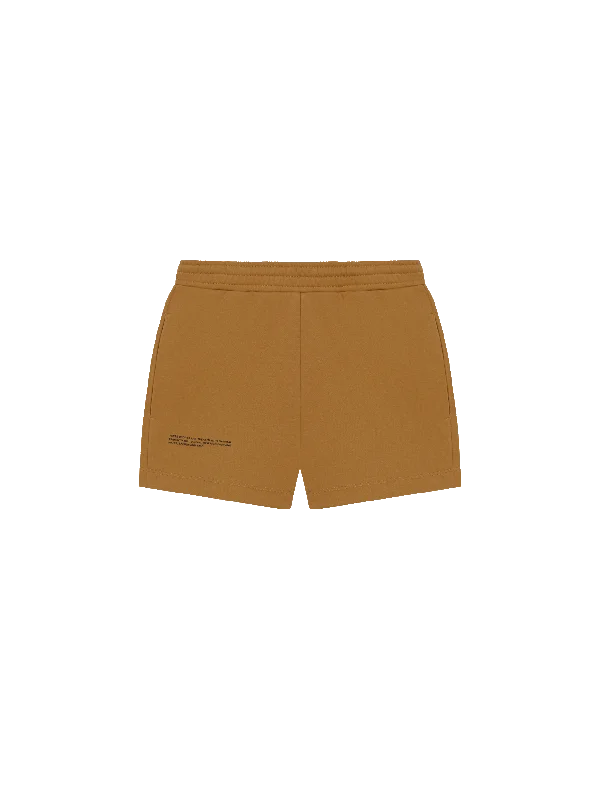 Womens 365 Midweight Shorts—copper brown