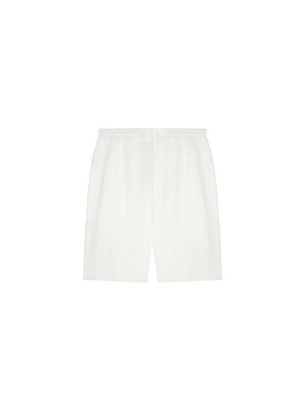 Womens DNA Aloe Linen Long Shorts—off-white