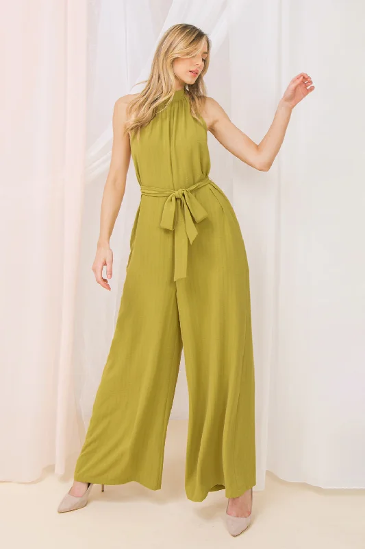 SPECTACULAR ROMANCE WOVEN JUMPSUIT