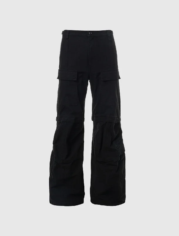 FLARED CARGO PANTS