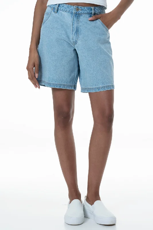 Bermuda Denim Shorts _ 151996 _ Light Wash