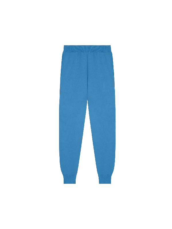 Womens DNA Knitted Track Pants—geyser blue