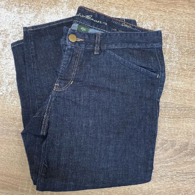 Eddie Bauer- curvy jeans- MSRP $100: Dark Deni -women-10