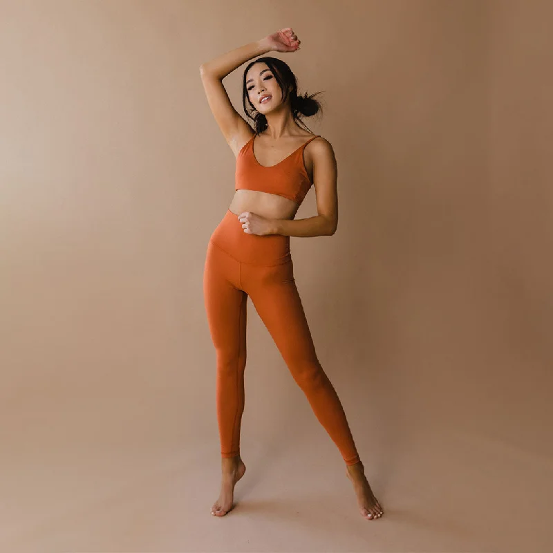 Intention Flow Leggings, Rust