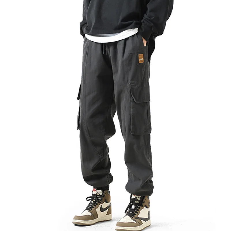 Japanese Pure Cotton Pocket Cargo Pants