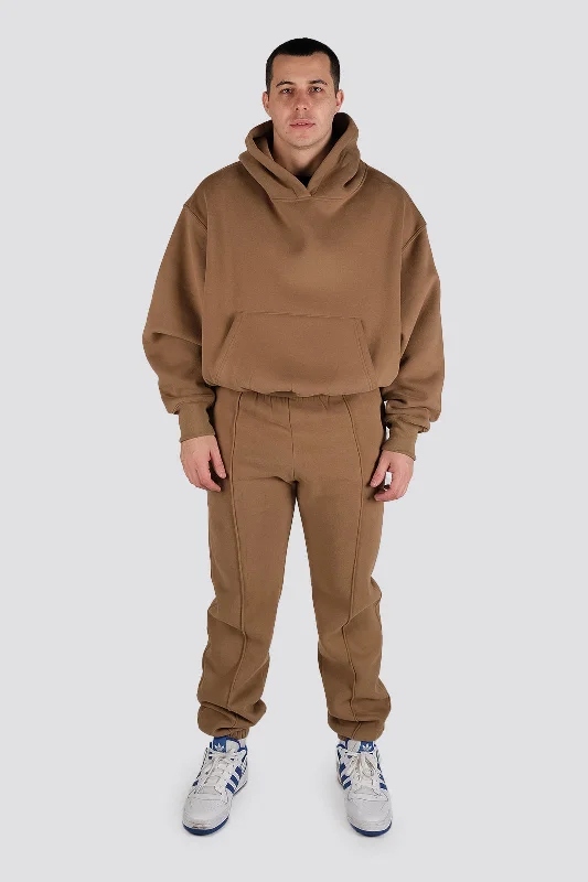 Lunge Fleece Jogger - Walnut