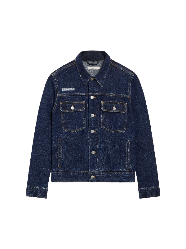 Womens Nettle Denim Jacket—rinse wash