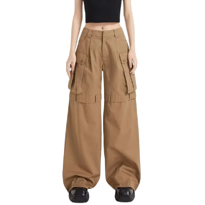 Women's American High Waist Cargo Pants