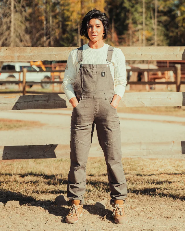 WOMENS FOREVER OVERALLS - GREY