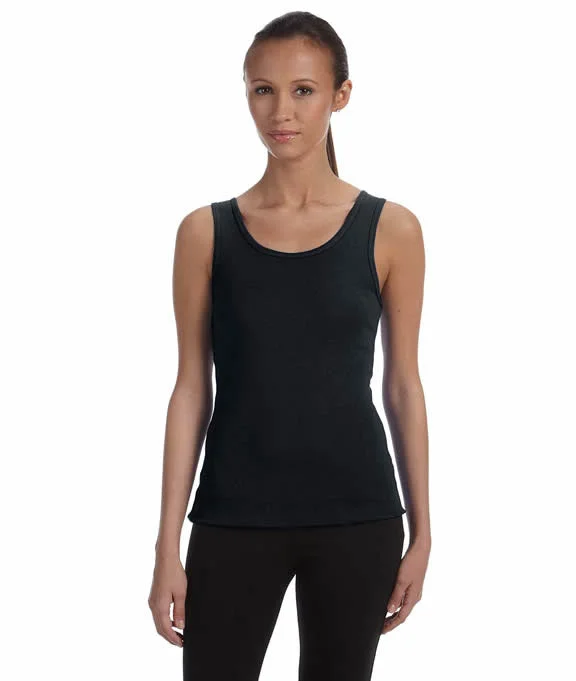 1080 - Bella + Canvas Ladies Stretch Rib Tank Top | Black