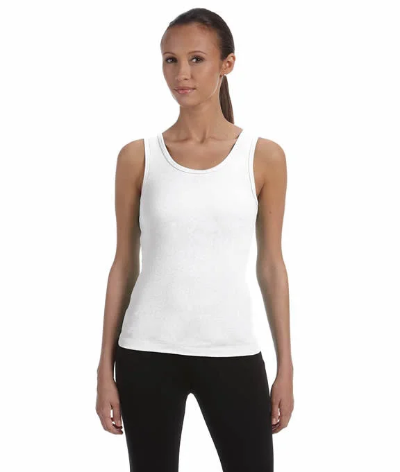 1080 - Bella + Canvas Ladies Stretch Rib Tank Top | White