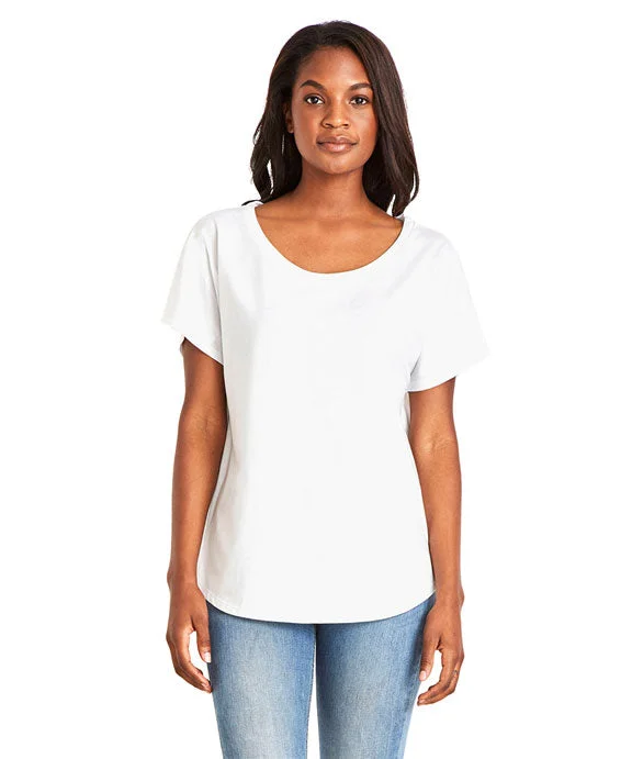 1560 - Next Level Ladies Ideal Dolman T-Shirt | White