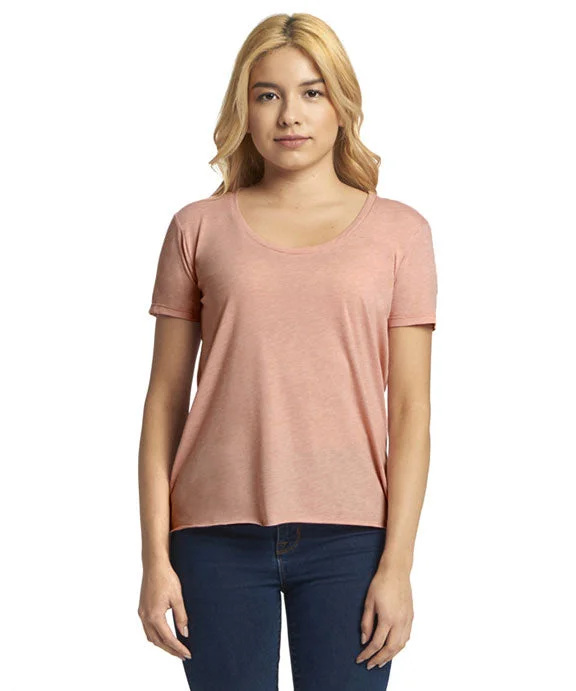 5030 - Next Level Ladies Festival Scoop Neck T-Shirt | Desert Pink