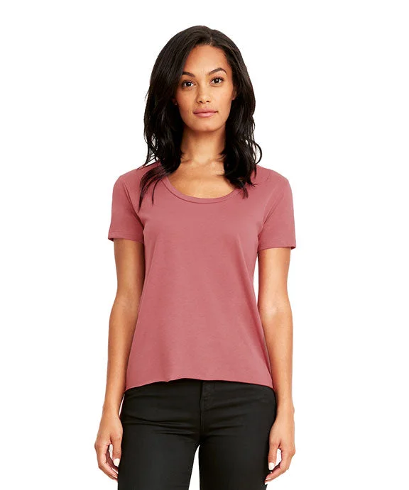 5030 - Next Level Ladies Festival Scoop Neck T-Shirt | Smoked Paprika