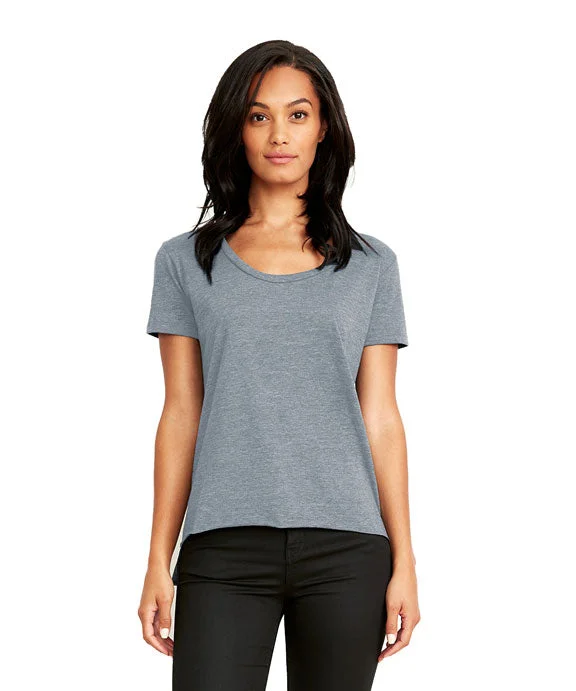 5030 - Next Level Ladies Festival Scoop Neck T-Shirt | Stonewash Denim