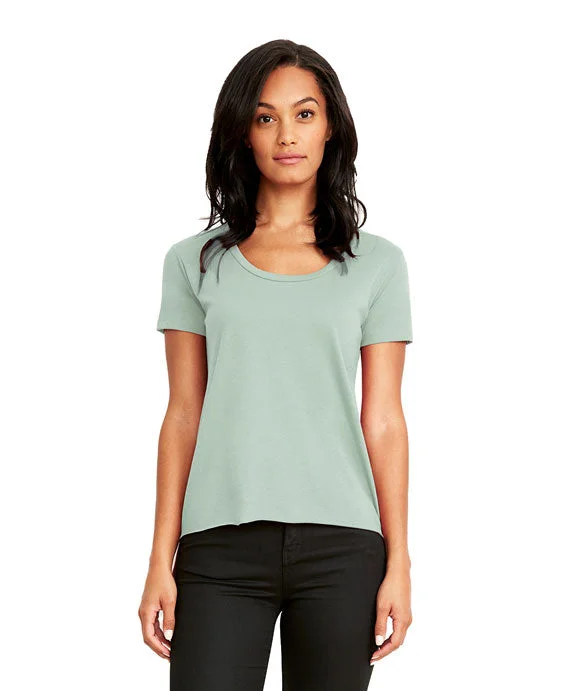 5030 - Next Level Ladies Festival Scoop Neck T-Shirt | Stonewash Green