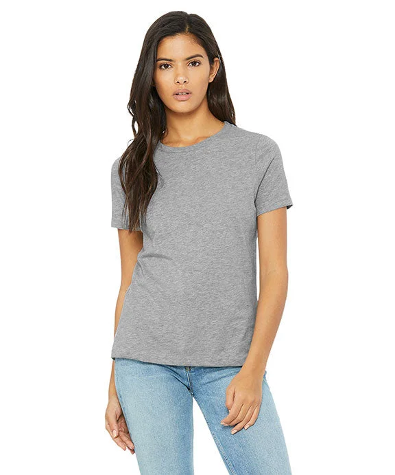 6400CVC - Bella + Canvas Ladies Relaxed Heather CVC Short-Sleeve T-Shirt | Athletic Heather