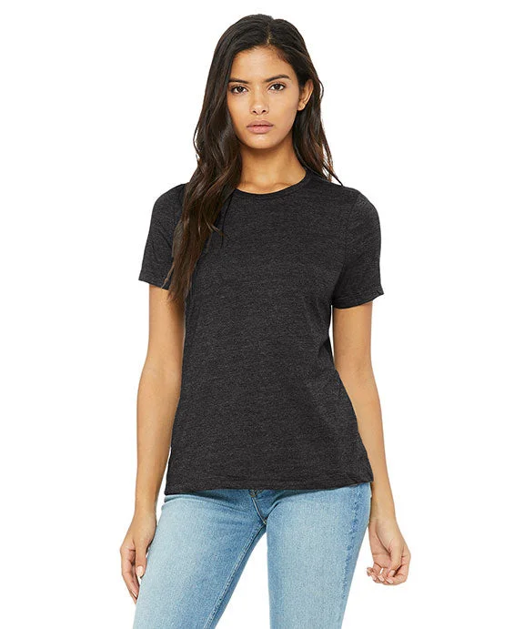 6400CVC - Bella + Canvas Ladies Relaxed Heather CVC Short-Sleeve T-Shirt | Dark Grey Heather