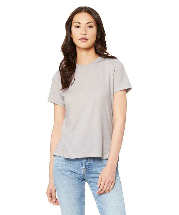 6400CVC - Bella + Canvas Ladies Relaxed Heather CVC Short-Sleeve T-Shirt | Heather Cool Grey