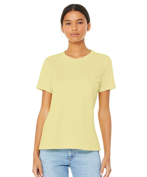 6400CVC - Bella + Canvas Ladies Relaxed Heather CVC Short-Sleeve T-Shirt | Heather French Vanilla