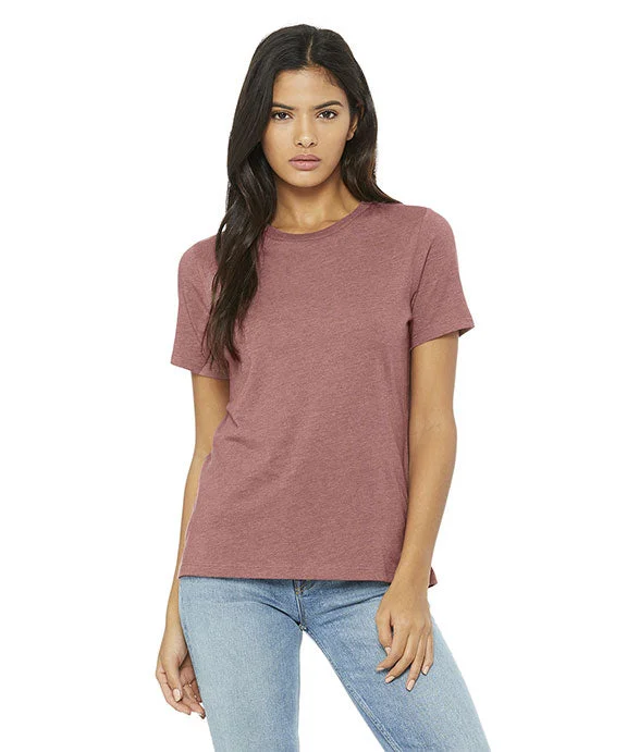 6400CVC - Bella + Canvas Ladies Relaxed Heather CVC Short-Sleeve T-Shirt | Heather Mauve