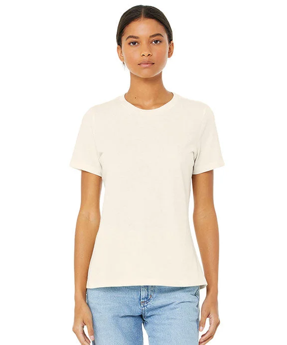 6400CVC - Bella + Canvas Ladies Relaxed Heather CVC Short-Sleeve T-Shirt | Heather Natural