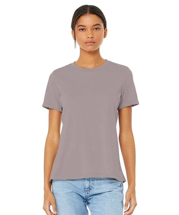 6400CVC - Bella + Canvas Ladies Relaxed Heather CVC Short-Sleeve T-Shirt | Heather Pink Gravel