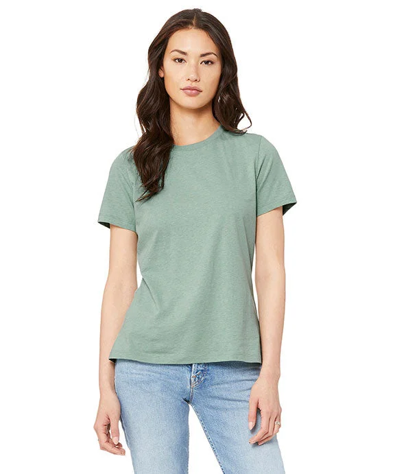 6400CVC - Bella + Canvas Ladies Relaxed Heather CVC Short-Sleeve T-Shirt | Heather Prism Dusty Blue