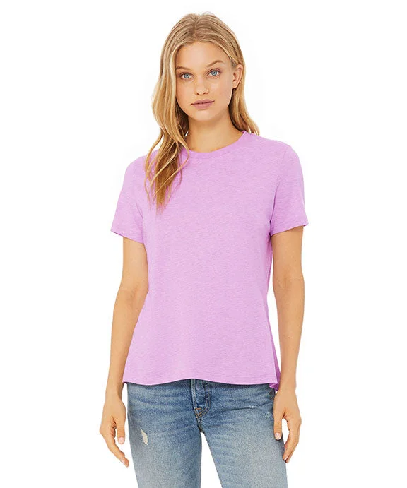 6400CVC - Bella + Canvas Ladies Relaxed Heather CVC Short-Sleeve T-Shirt | Heather Prism Lilac