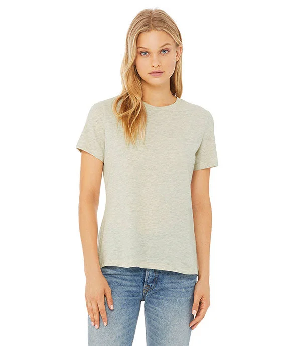 6400CVC - Bella + Canvas Ladies Relaxed Heather CVC Short-Sleeve T-Shirt | Heather Prism Natural