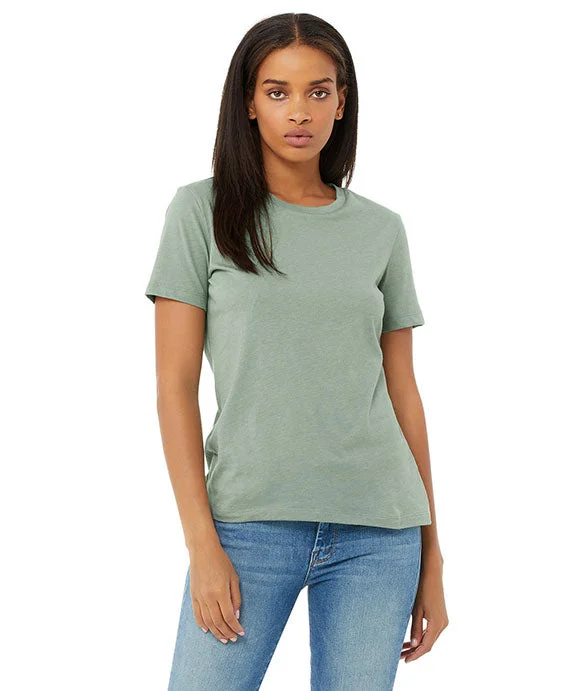 6400CVC - Bella + Canvas Ladies Relaxed Heather CVC Short-Sleeve T-Shirt | Heather Sage