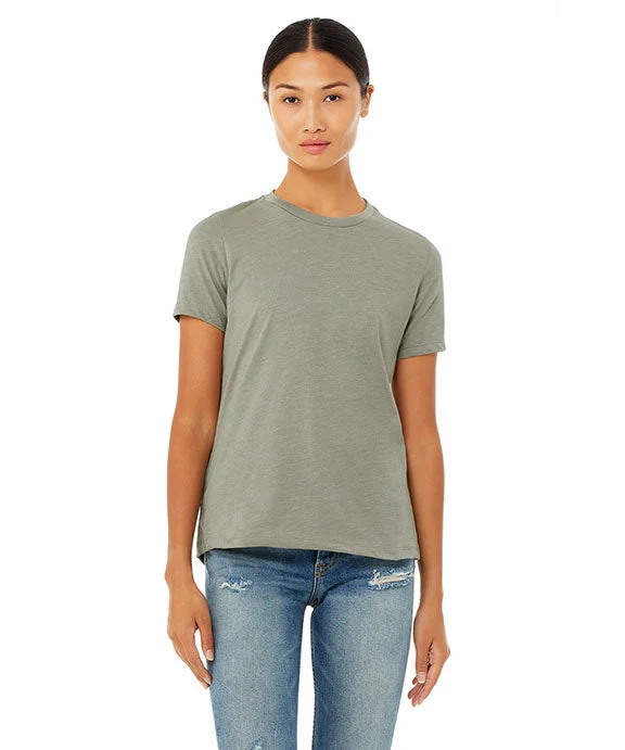 6400CVC - Bella + Canvas Ladies Relaxed Heather CVC Short-Sleeve T-Shirt | Heather Stone