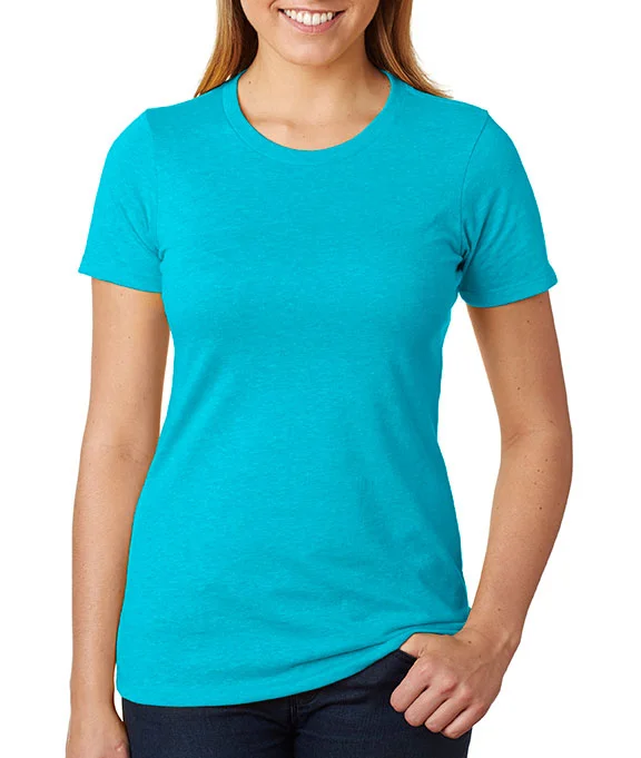 6610 - Next Level Ladies CVC Crew Neck T-Shirt | Bondi Blue