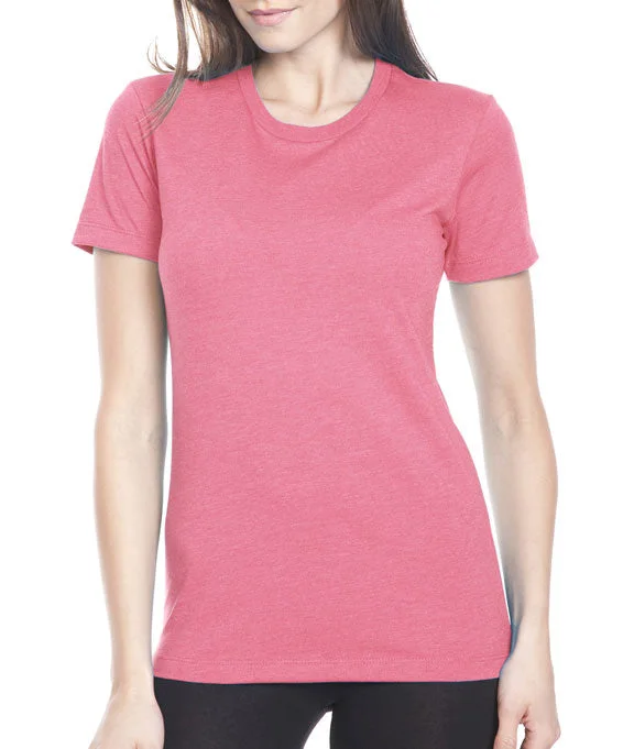 6610 - Next Level Ladies CVC Crew Neck T-Shirt | Hot Pink