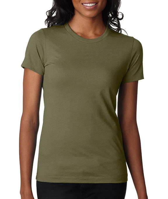 6610 - Next Level Ladies CVC Crew Neck T-Shirt | Military Green