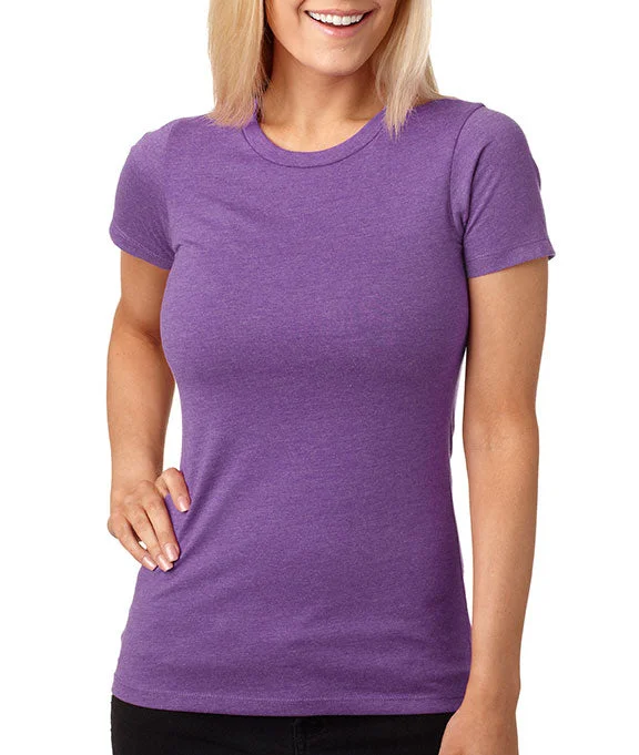 6610 - Next Level Ladies CVC Crew Neck T-Shirt | Purple Berry