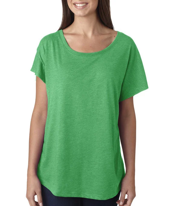 6760 - Next Level Ladies Tri-Blend Dolman T-Shirt | Envy