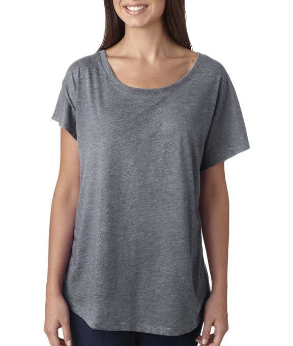 6760 - Next Level Ladies Tri-Blend Dolman T-Shirt | Premium Heather