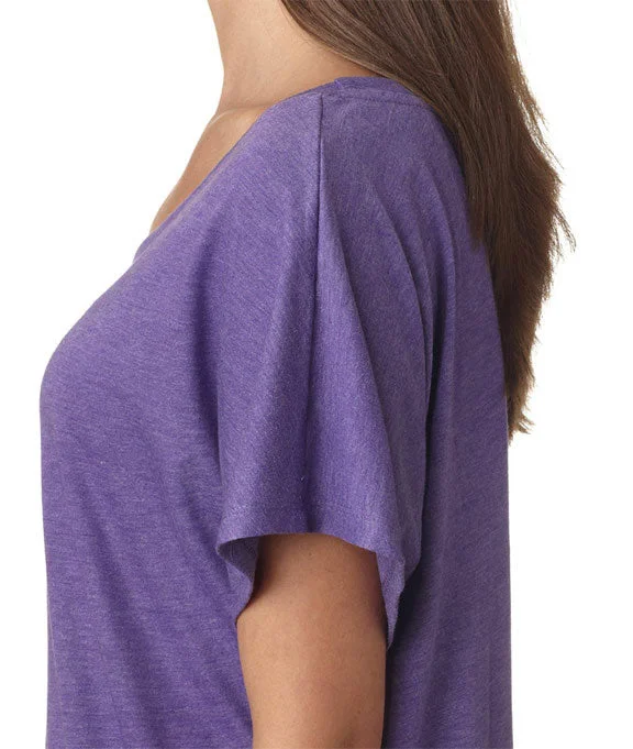 6760 - Next Level Ladies Tri-Blend Dolman T-Shirt