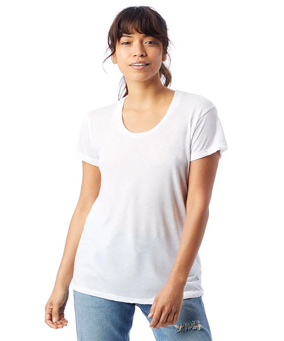 AA2620 - Alternative Ladies Kimber Slinky Jersey T-Shirt | White