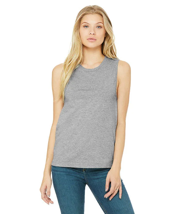 B6003 - Bella + Canvas Ladies Jersey Muscle Tank Top | Athletic Heather