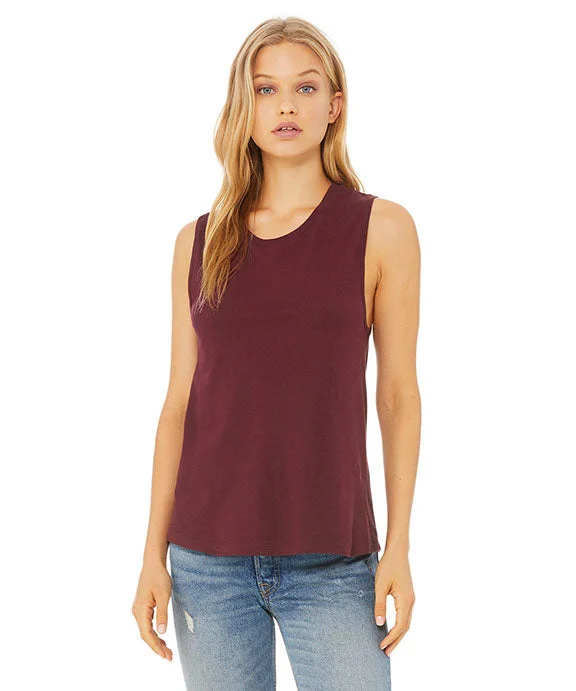 B6003 - Bella + Canvas Ladies Jersey Muscle Tank Top | Maroon