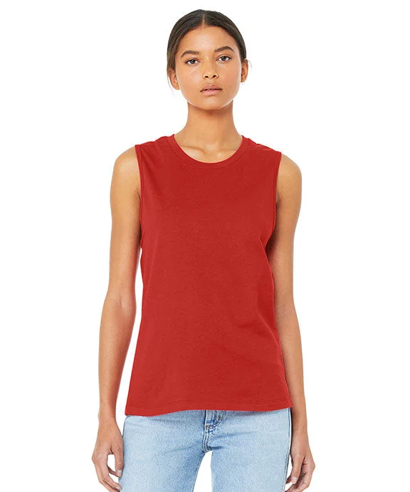 B6003 - Bella + Canvas Ladies Jersey Muscle Tank Top | Red