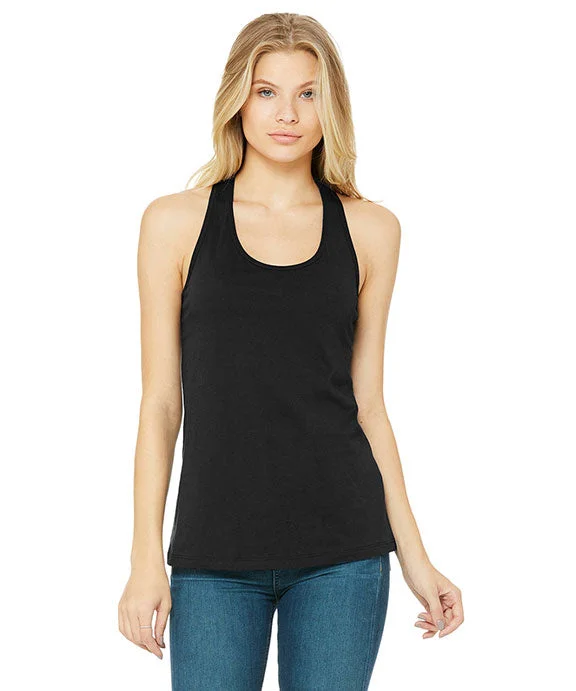 B6008 - Bella + Canvas Ladies Jersey Racerback Tank Top | Black