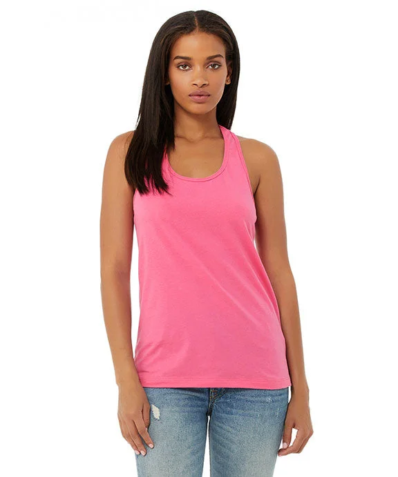 B6008 - Bella + Canvas Ladies Jersey Racerback Tank Top | Charity Pink