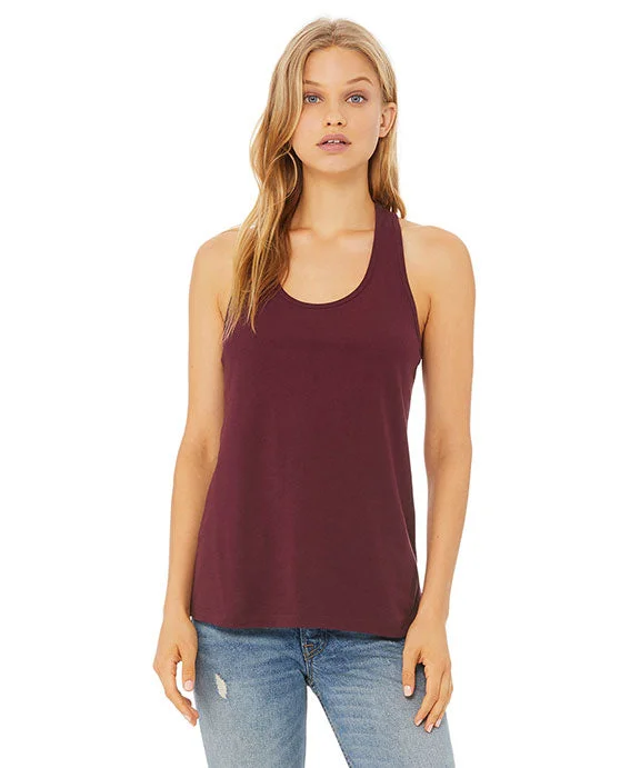 B6008 - Bella + Canvas Ladies Jersey Racerback Tank Top | Maroon