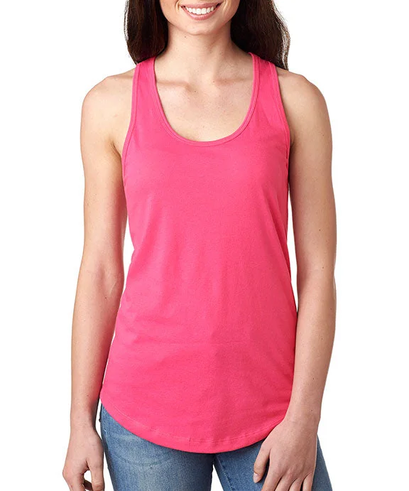 N1533 - Next Level Ladies Ideal Racerback Tank Top | Hot Pink