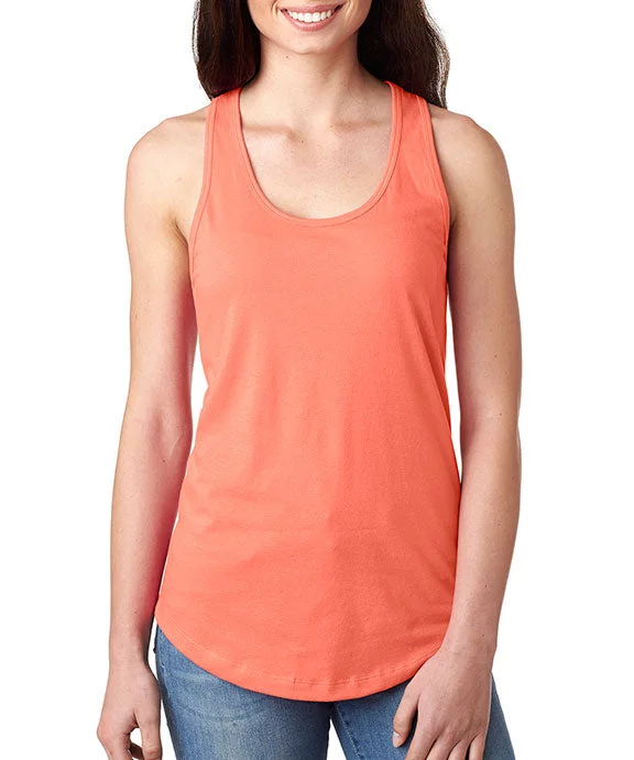 N1533 - Next Level Ladies Ideal Racerback Tank Top | Light Orange